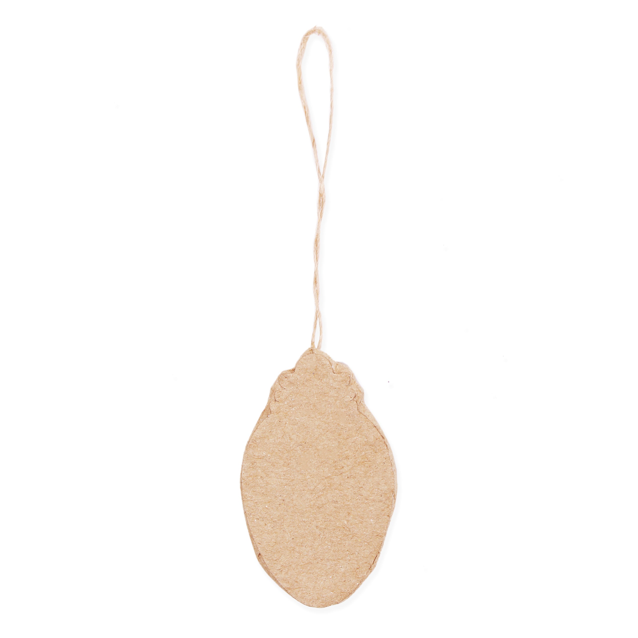 Christmas Paper Mache Hanging Light 6 x 4cm 1pc