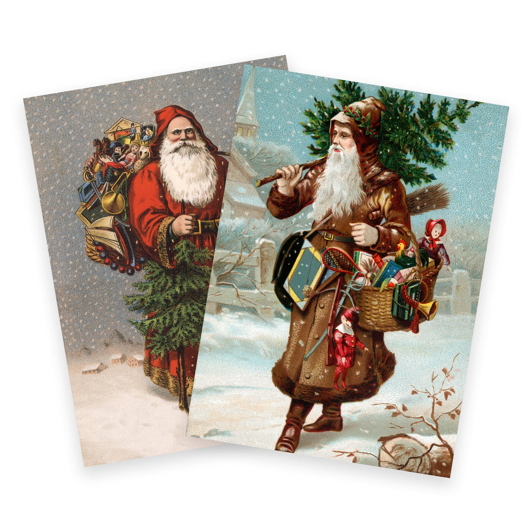 Filament Decoupage Father Christmas A4 2 Designs 2Sheets