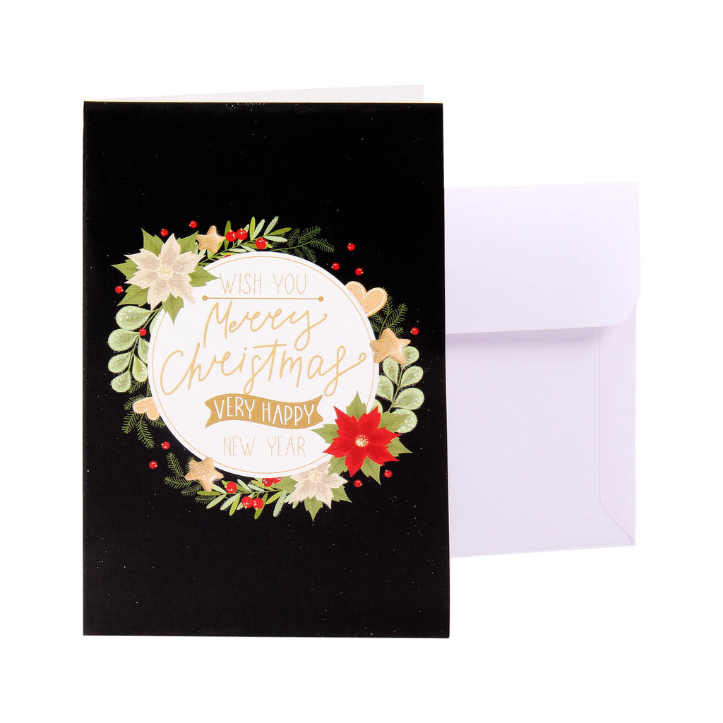 Christmas Greeting Card & Envelope Seasons 4 X 6inch 2pc