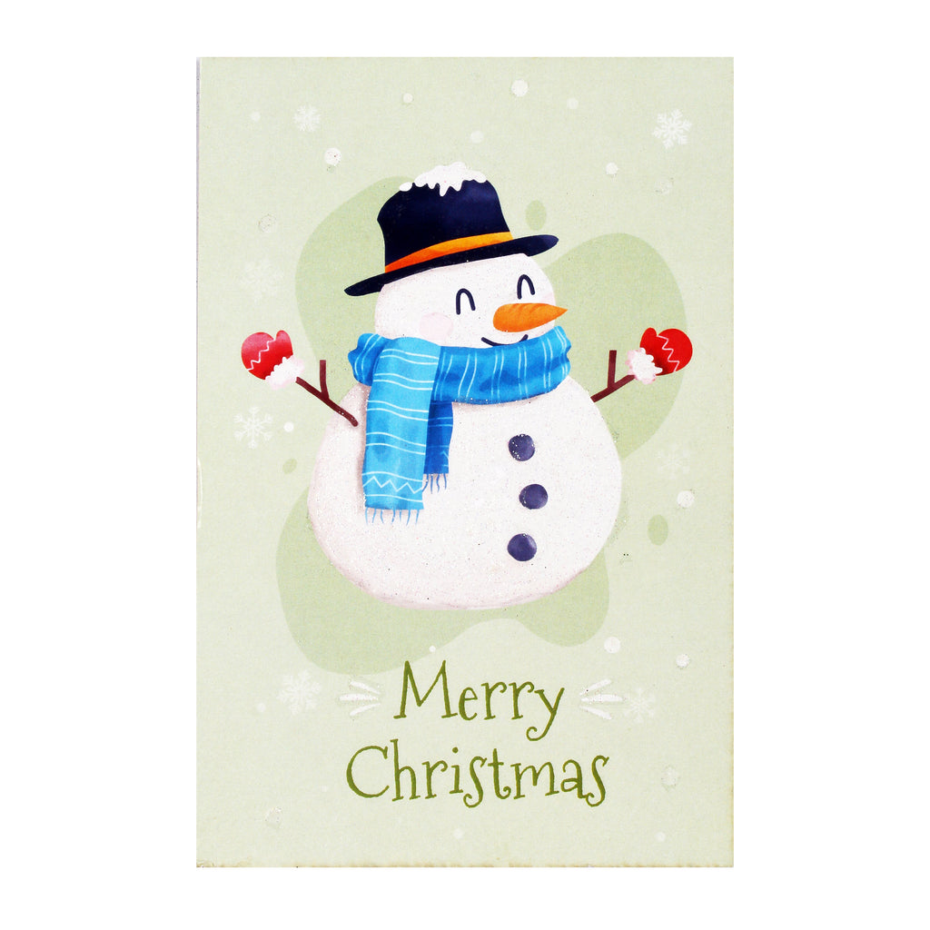 Christmas Greeting Card & Envelope Joyful Christmas 4 X 6inch 2pc