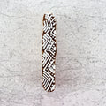 Hand Carved Wooden Printing Block Chevron Border W 0.5inch X L 2.5inch 1pc