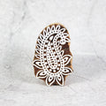 Hand Carved Wooden Printing Block Charming Mandala W 1.25inch X L 2inch 1pc