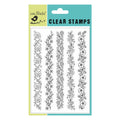 Clear Stamps Border Blooms 4.5Inch X 6.5Inch 5Pc