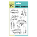 Clear Stamps Floral Banner 4.5Inch X 6.5Inch 9Pc