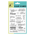 Clear Stamps Loads Of Wishes 4.5Inch X 6.5Inch 20Pc