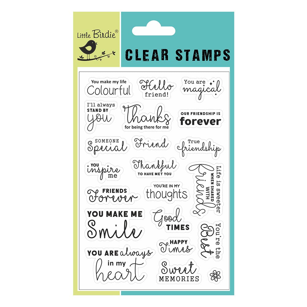 Clear Stamps Thankful 4.5Inch X 6.5Inch 21Pc