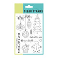 Christmas Clear Stamp - Jingle & Joy, 4inch x 6inch, 9Pc