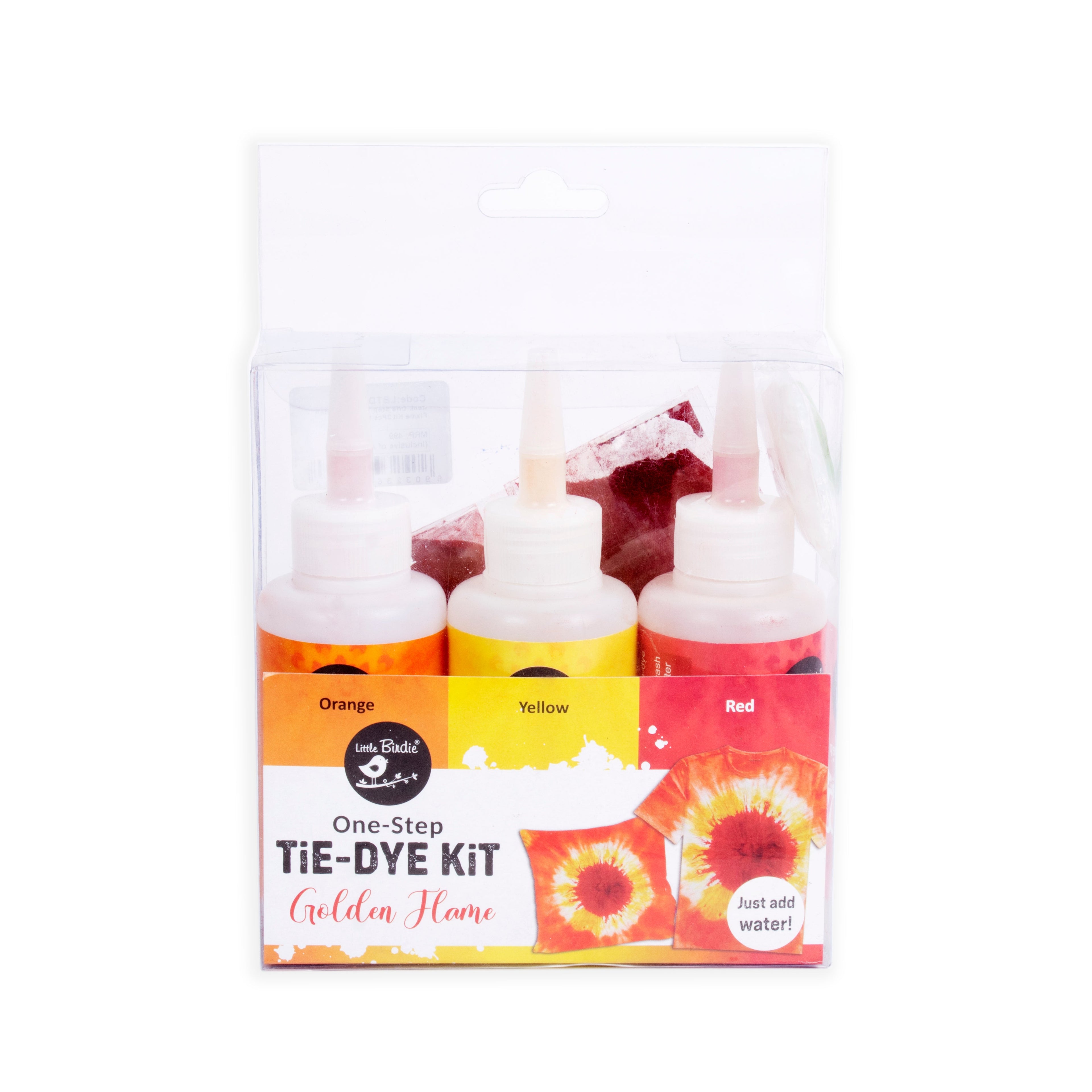 One Step Tie Dye Golden Flame Kit 3Pcs Lb