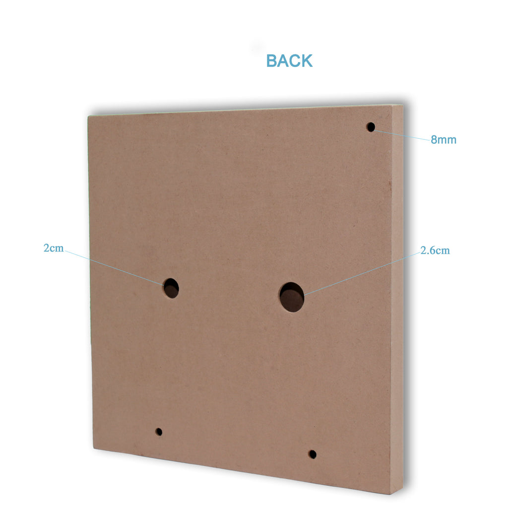 MDF Light Weight Art Panel 12 X 12 X 1Inch 5.5Mm Thick 1Pc Sw Lb