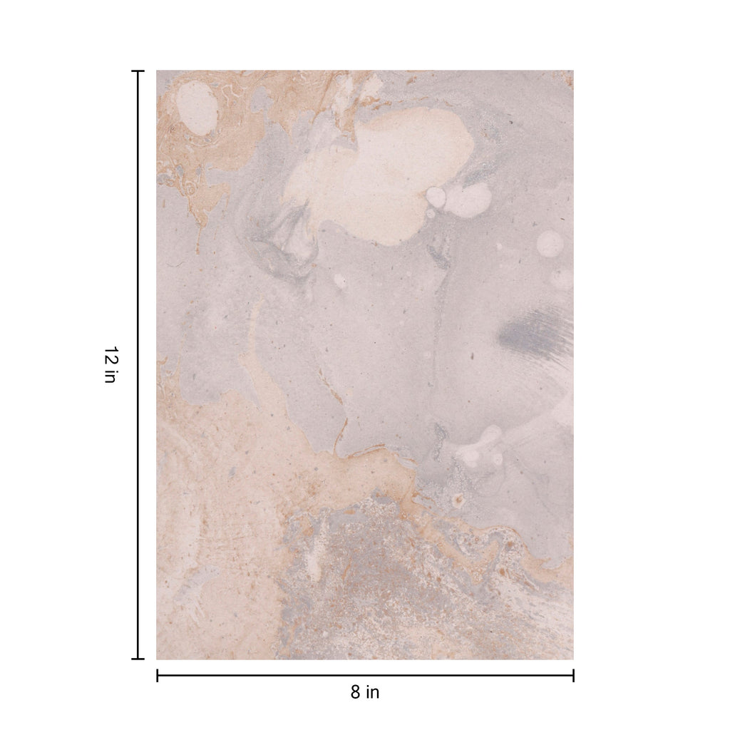 Marbled Paper Metallic Montage A4 1Sheet Lb