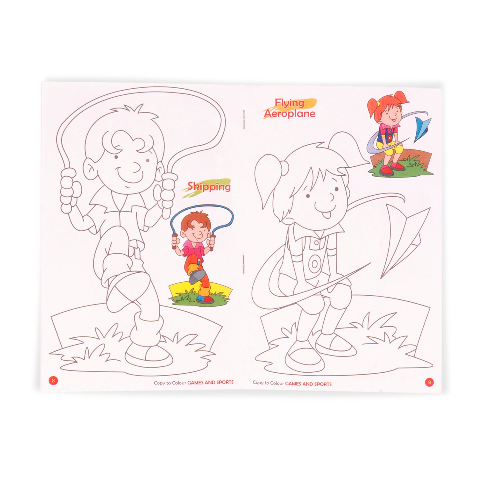 Copy To Colour Games & Sports 1Book