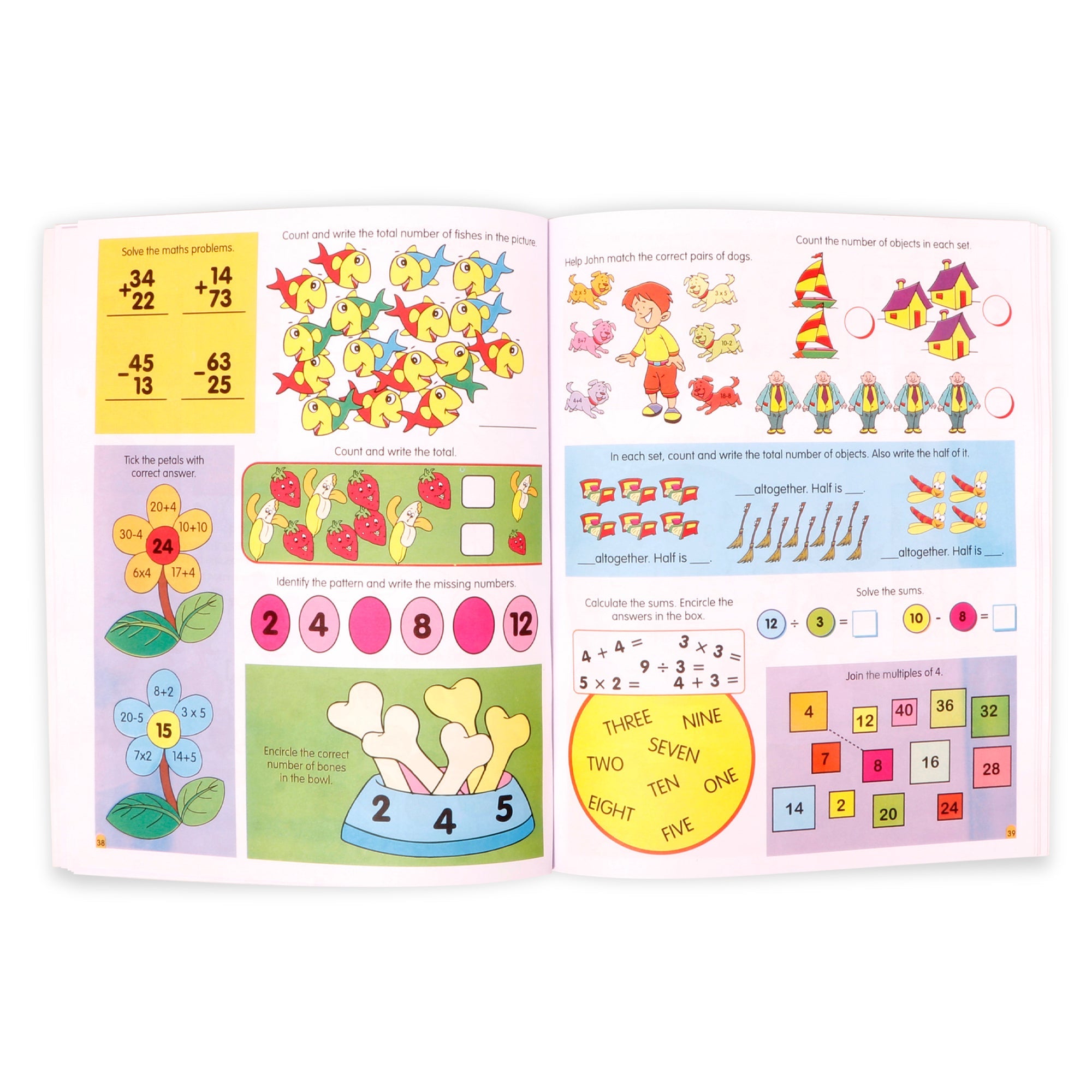 Fun And Learn Jumbo 500 Maths Activities 1Book