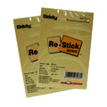 Re-Stick Notes -100 sheets
