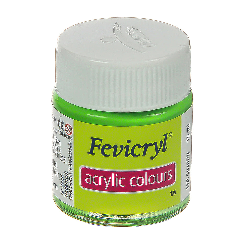 Fevicryl Acrylic Colours Leaf Green 15Ml Bottle