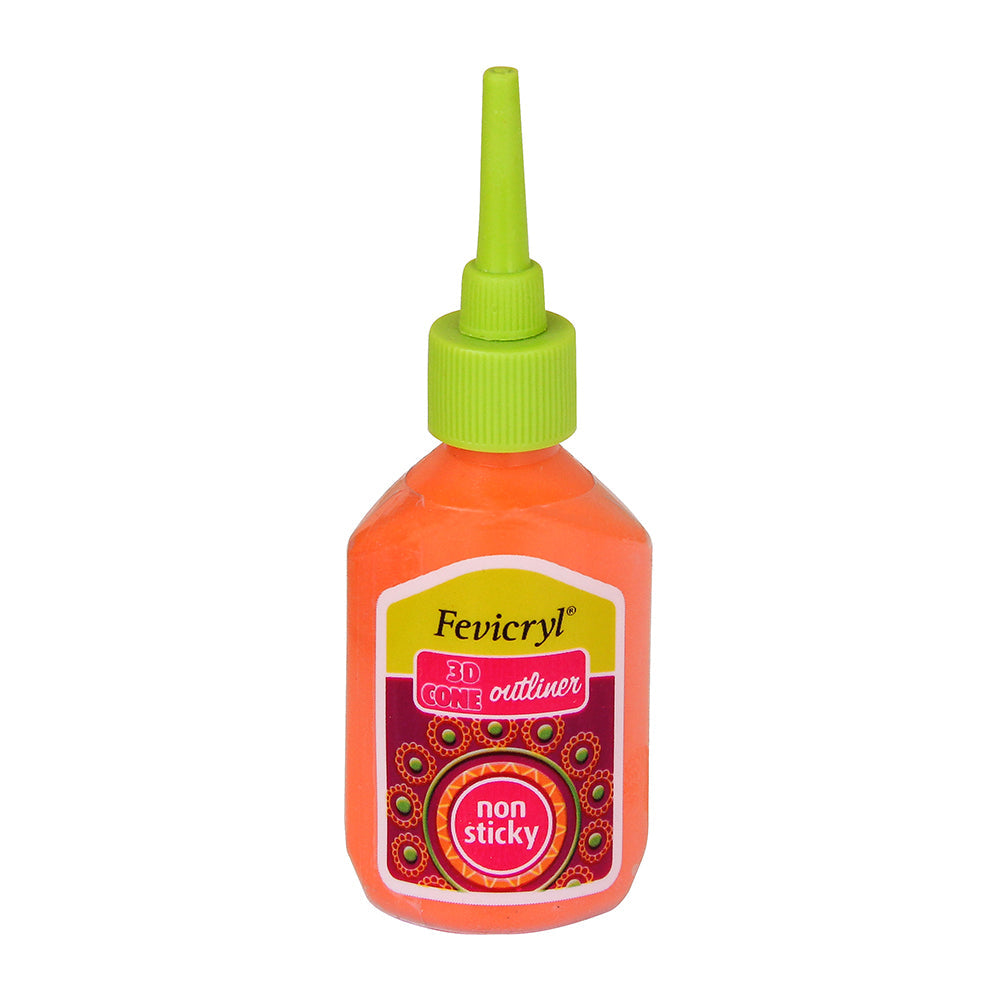 Fevicryl 3D Cone Outliner Orange 20Ml Tube