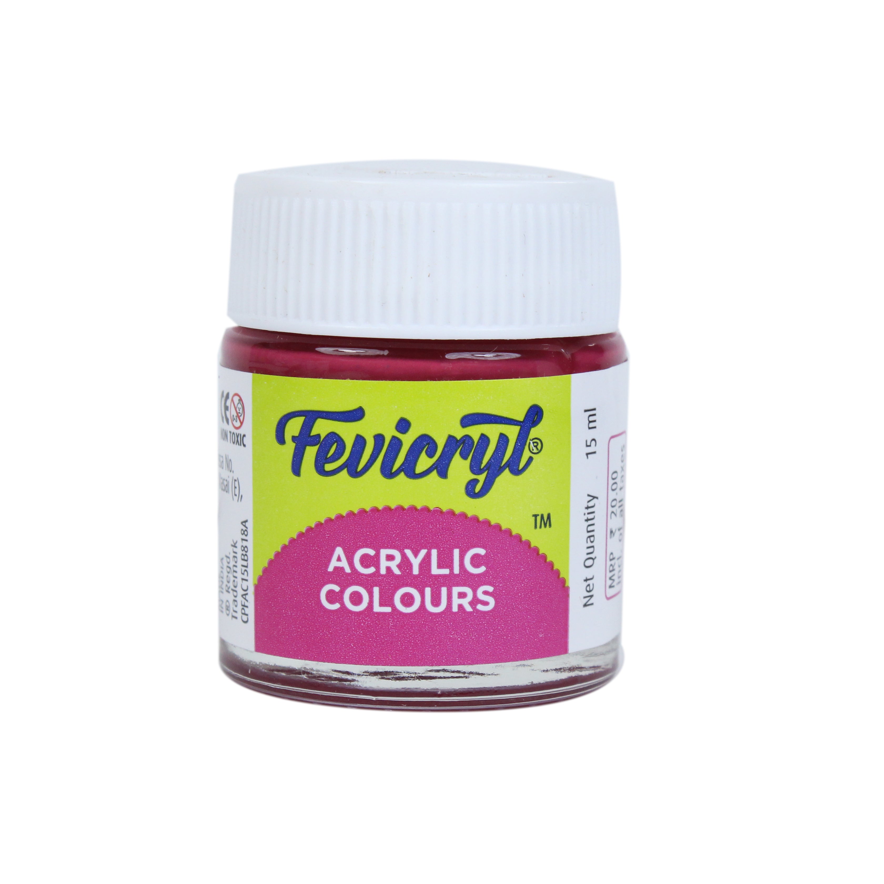 Fevicryl Acrylic Colours Magenta 15Ml Bottle