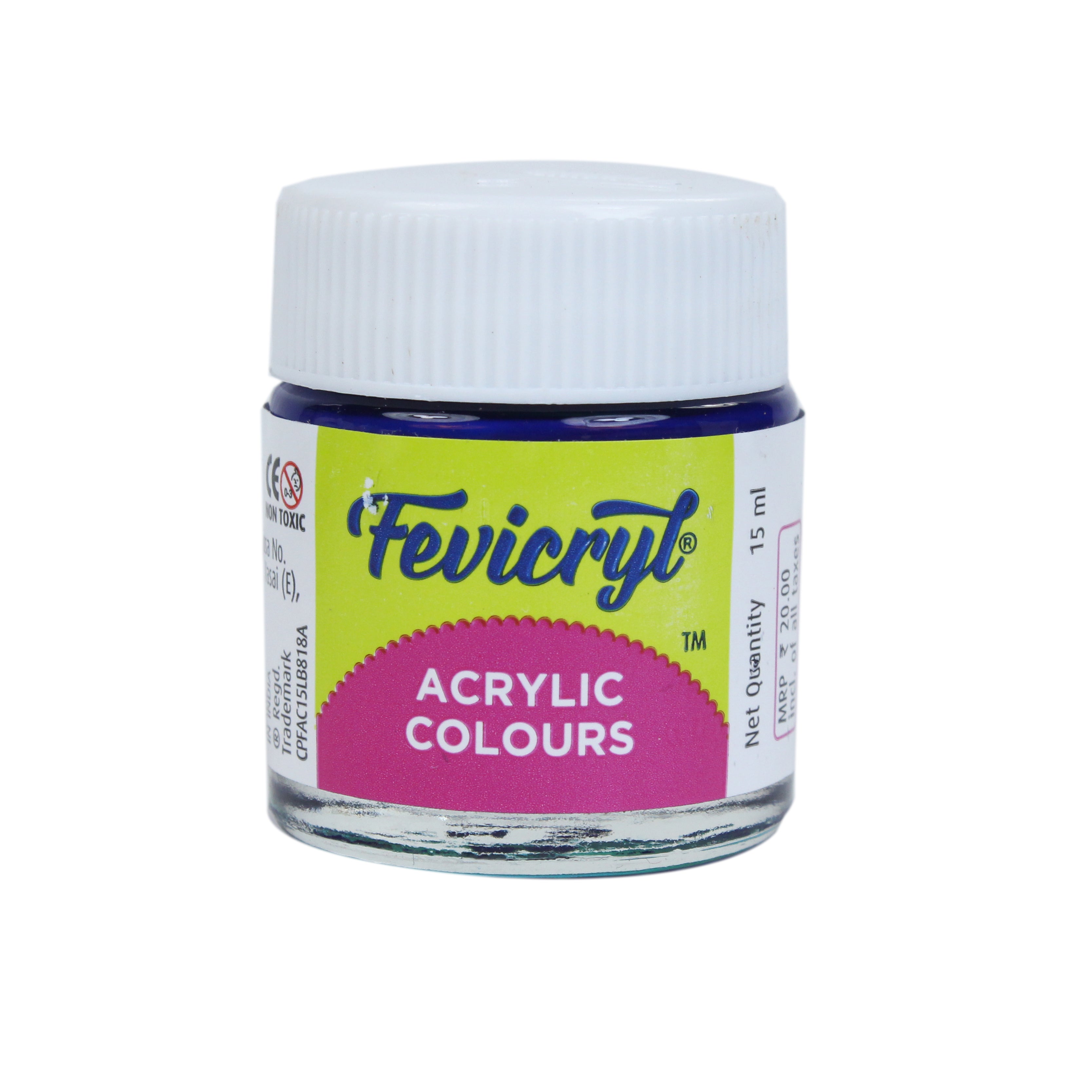 Fevicryl Acrylic Colours Prussian Blue 15Ml Bottle
