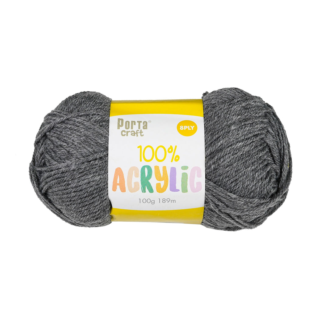 Porta Craft Acrylic Yarn 100% 100Gm 189M 8Ply Multi Sea Shimmer