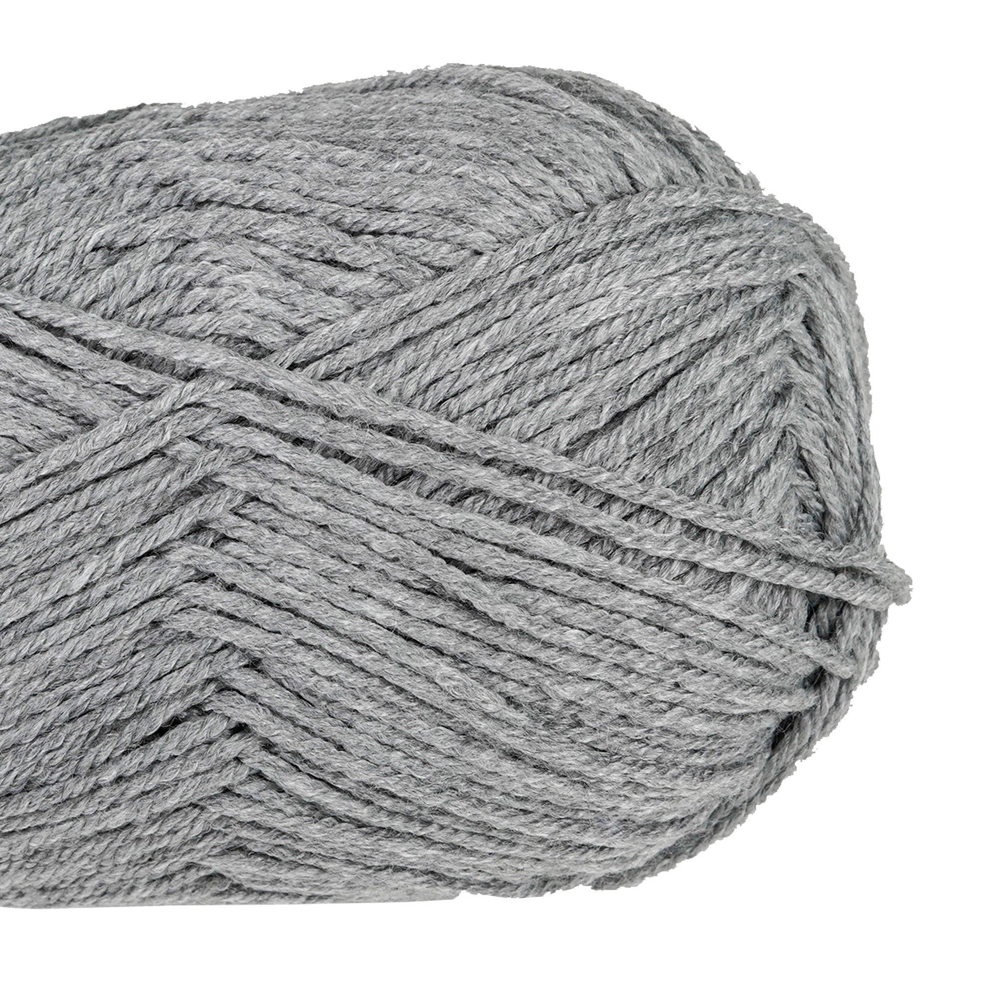 Porta Craft Acrylic Yarn 100% 100Gm 189M 8Ply Silver Grey