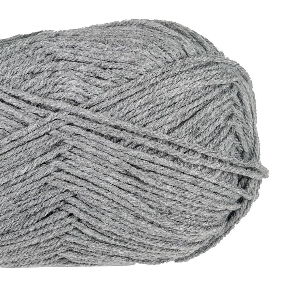 Porta Craft Acrylic Yarn 100% 100Gm 189M 8Ply Silver Grey