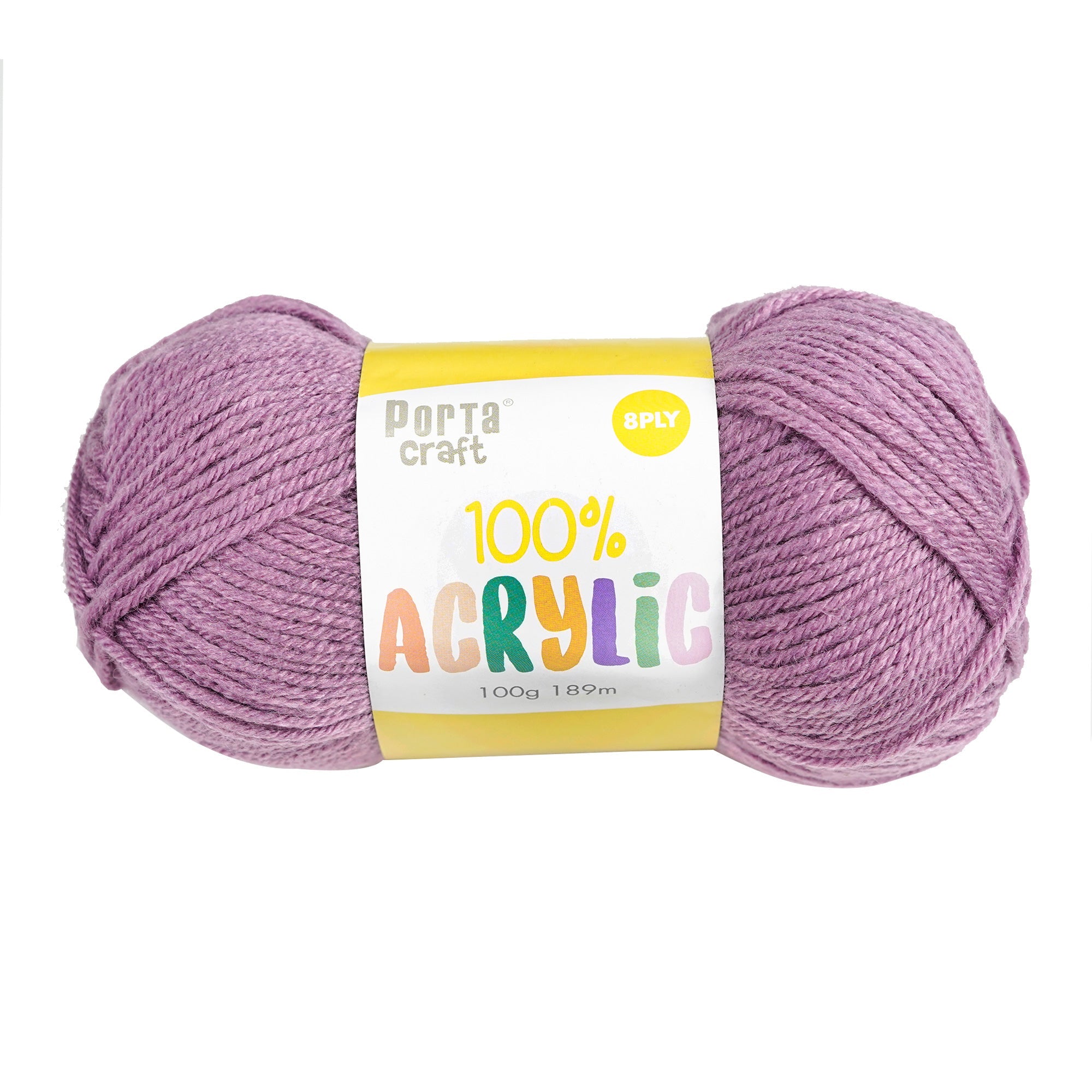 Porta Craft Acrylic Yarn 100% 100Gm 189M 8Ply Multi Sea Shimmer