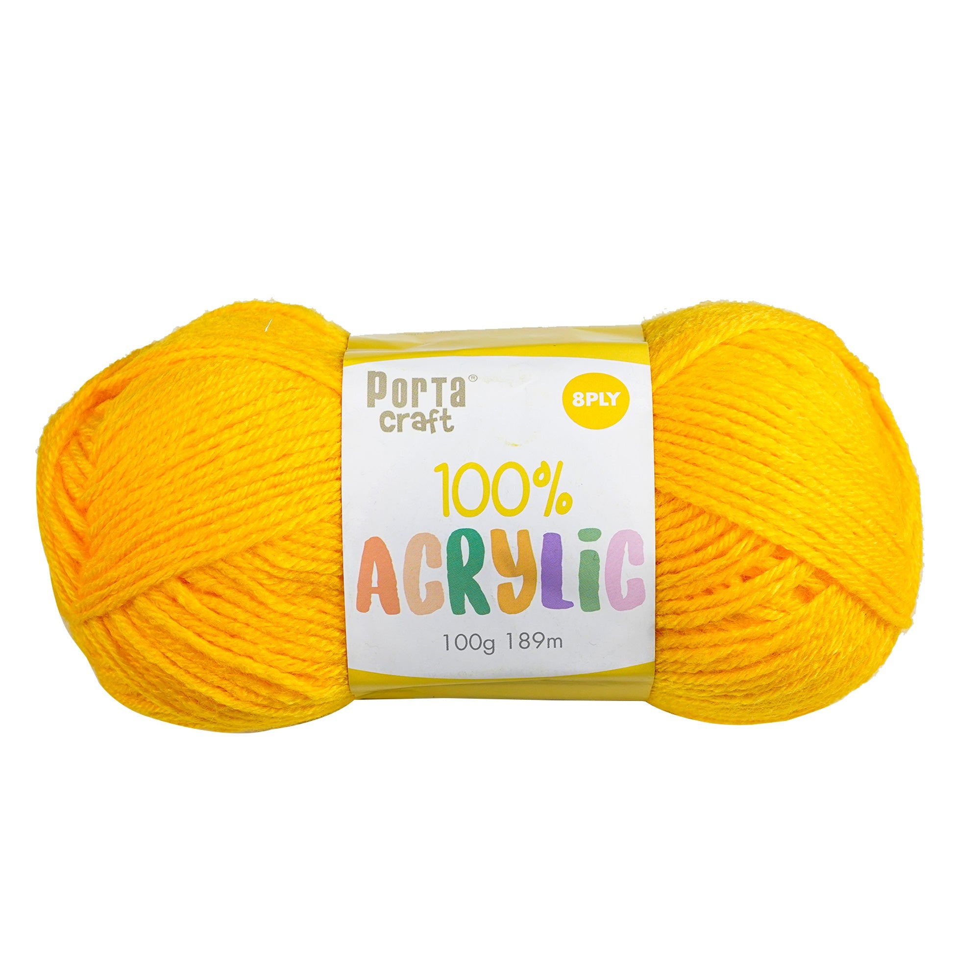 Porta Craft Acrylic Yarn 100% 100Gm 189M 8Ply Multi Sea Shimmer