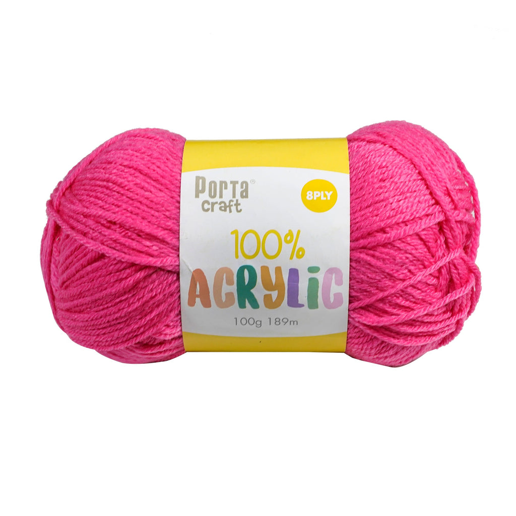Porta Craft Acrylic Yarn 100% 100Gm 189M 8Ply Multi Sea Shimmer
