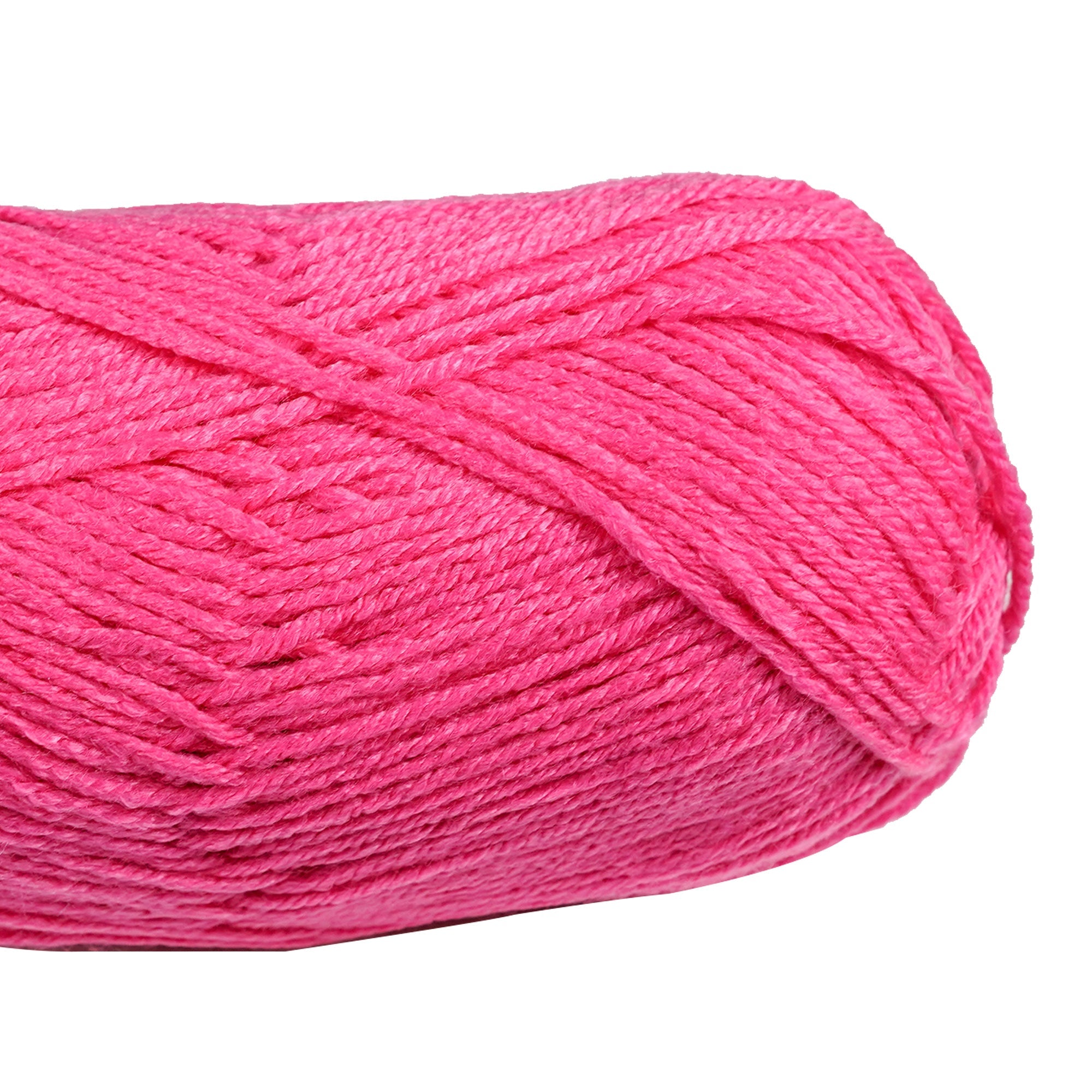 Porta Craft Acrylic Yarn 100% 100Gm 189M 8Ply Hot Pink