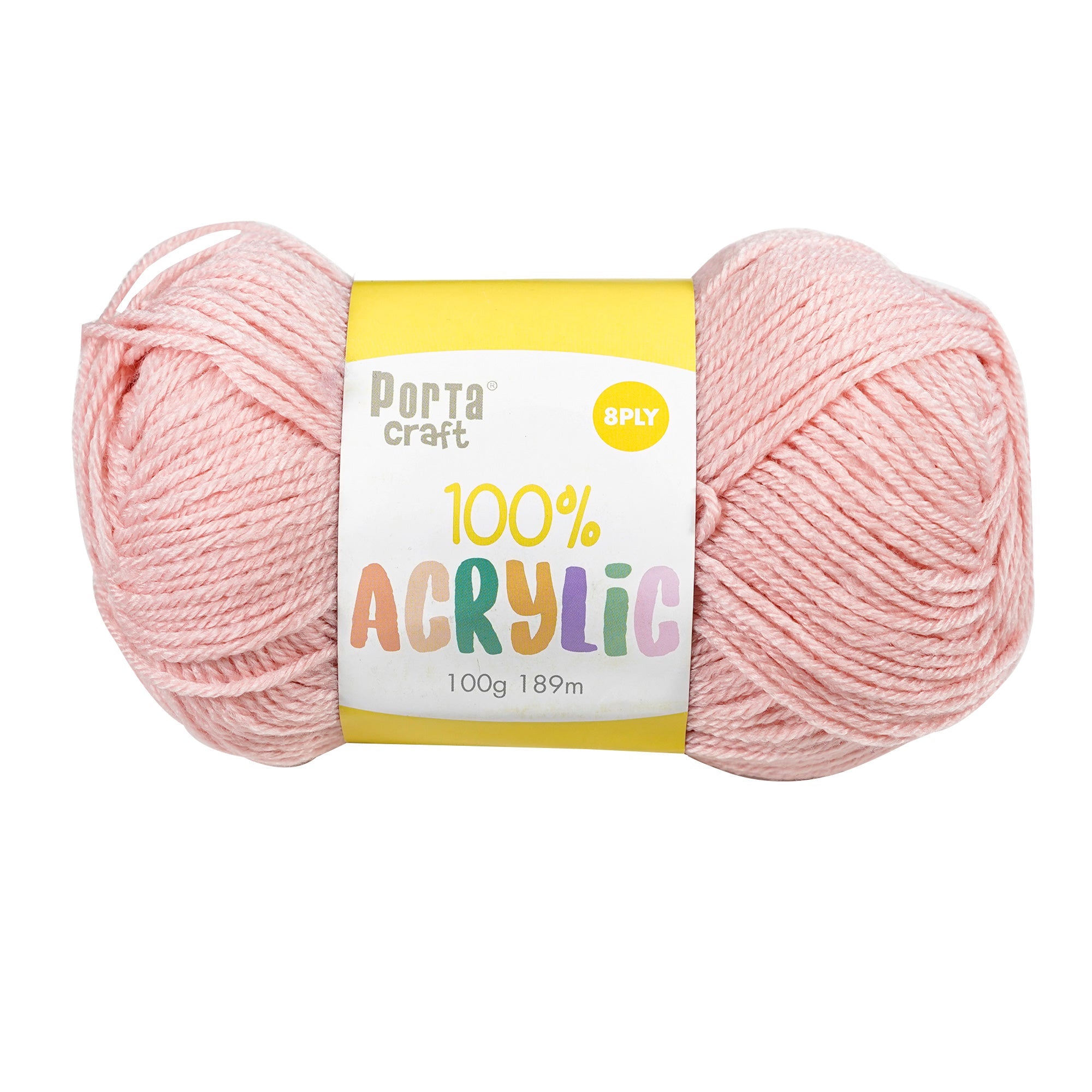 Porta Craft Acrylic Yarn 100% 100Gm 189M 8Ply Multi Sea Shimmer