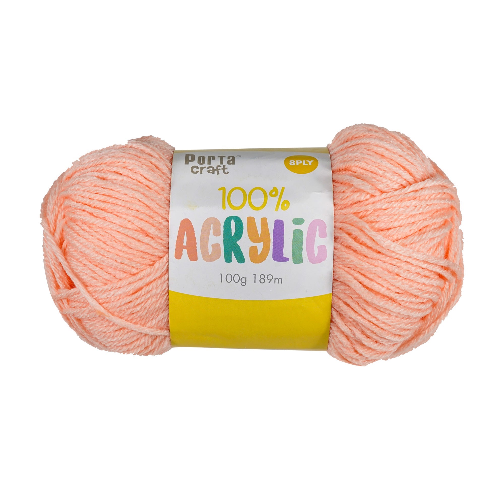 Porta Craft Acrylic Yarn 100% 100Gm 189M 8Ply Multi Sea Shimmer