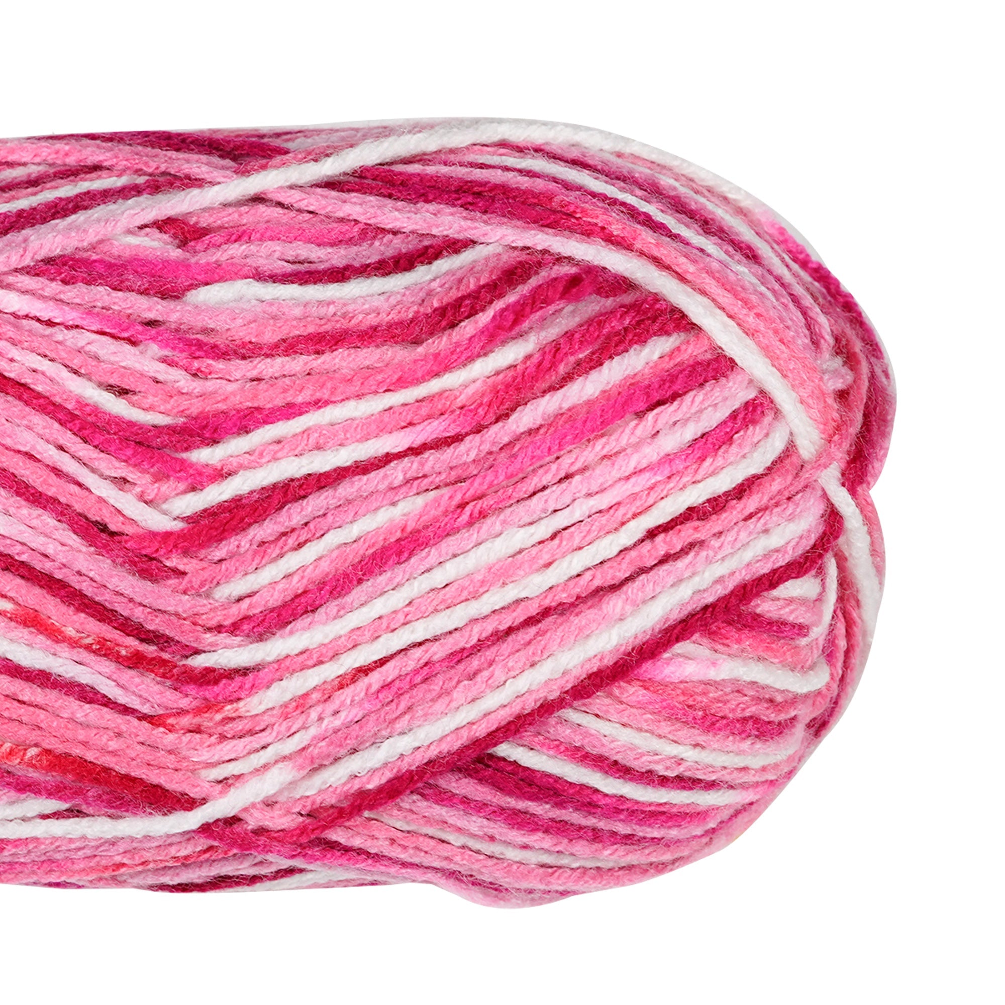 Porta Craft Acrylic Yarn 100% 100Gm 189M 8Ply Multi Rose