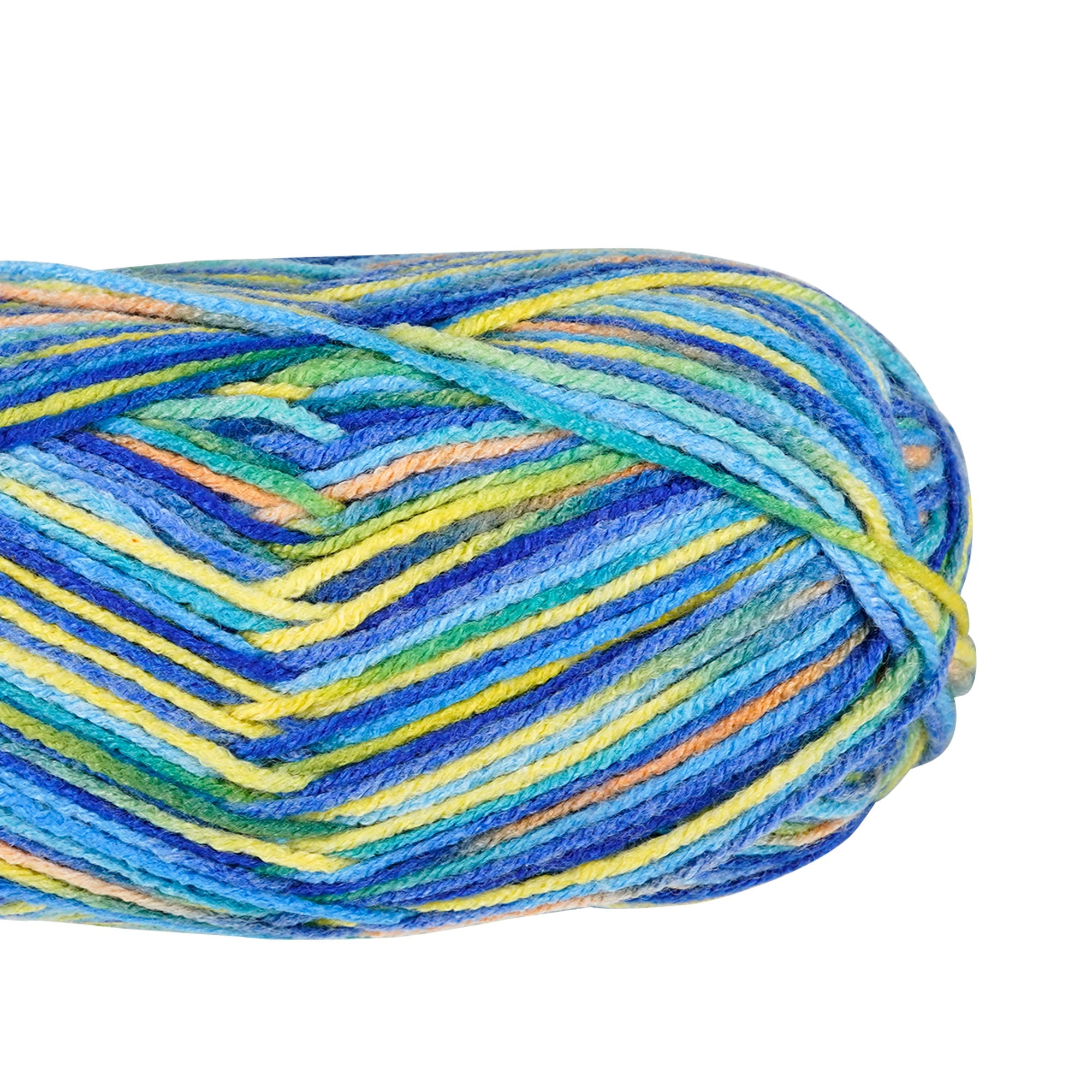 Porta Craft Acrylic Yarn 100% 100Gm 189M 8Ply Rainbow Paddle Pops