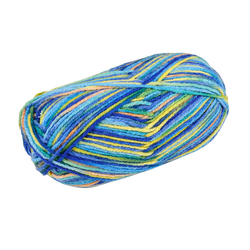 Porta Craft Acrylic Yarn 100% 100Gm 189M 8Ply Rainbow Paddle Pops