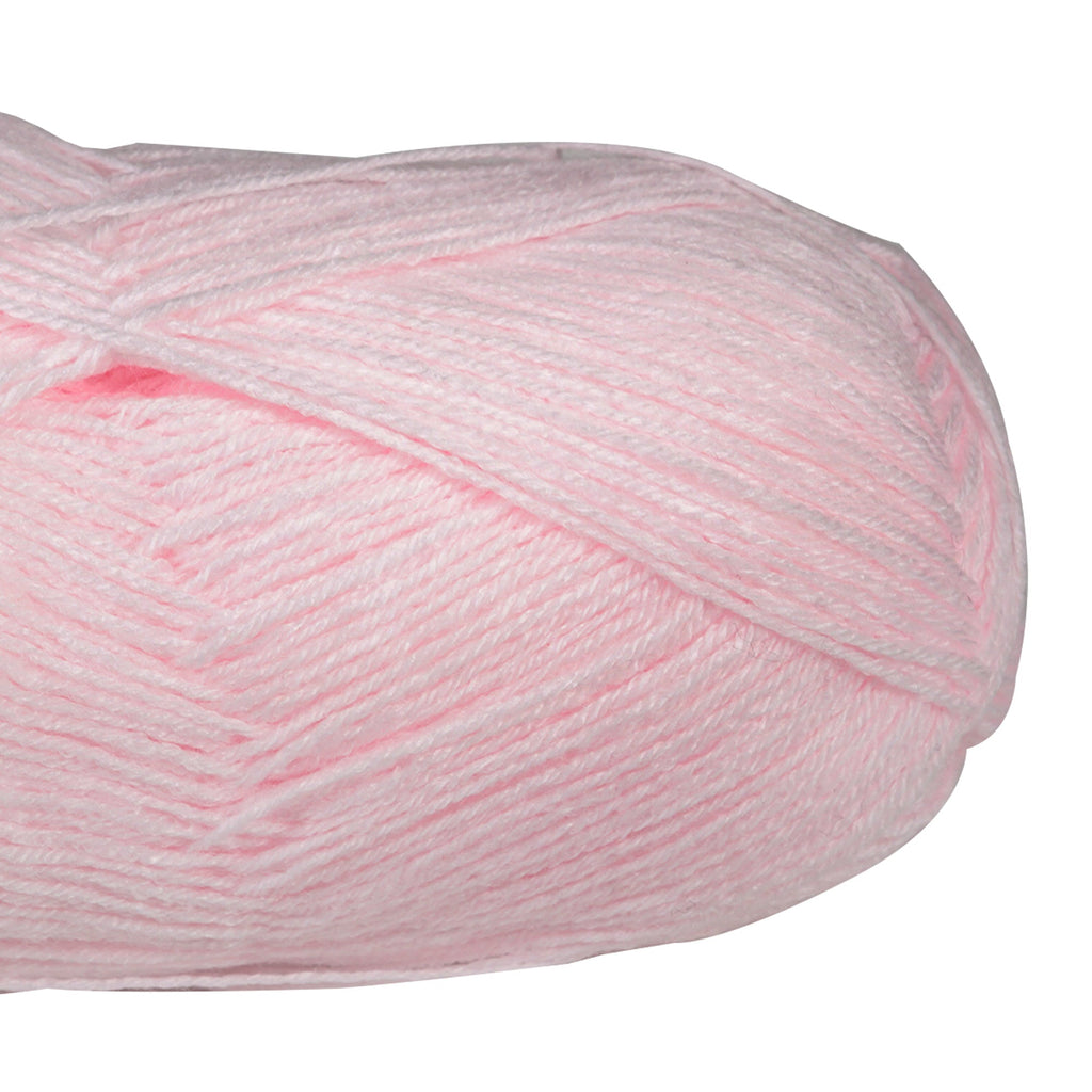 Porta Craft Super Soft Baby Acrylic Yarn 100% 100Gm 420M 4Ply Baby Pink