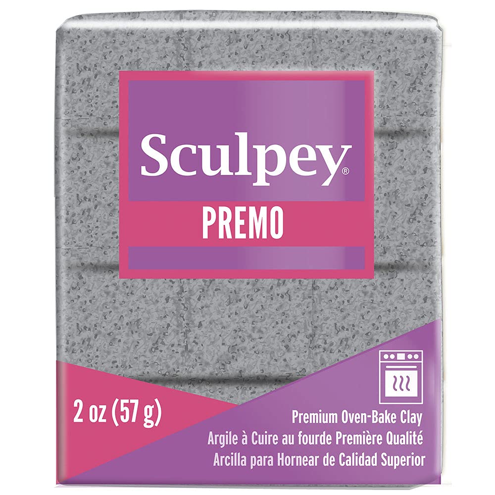 Sculpey Premo Clay Gray Granite 2 Oz 57G - VC