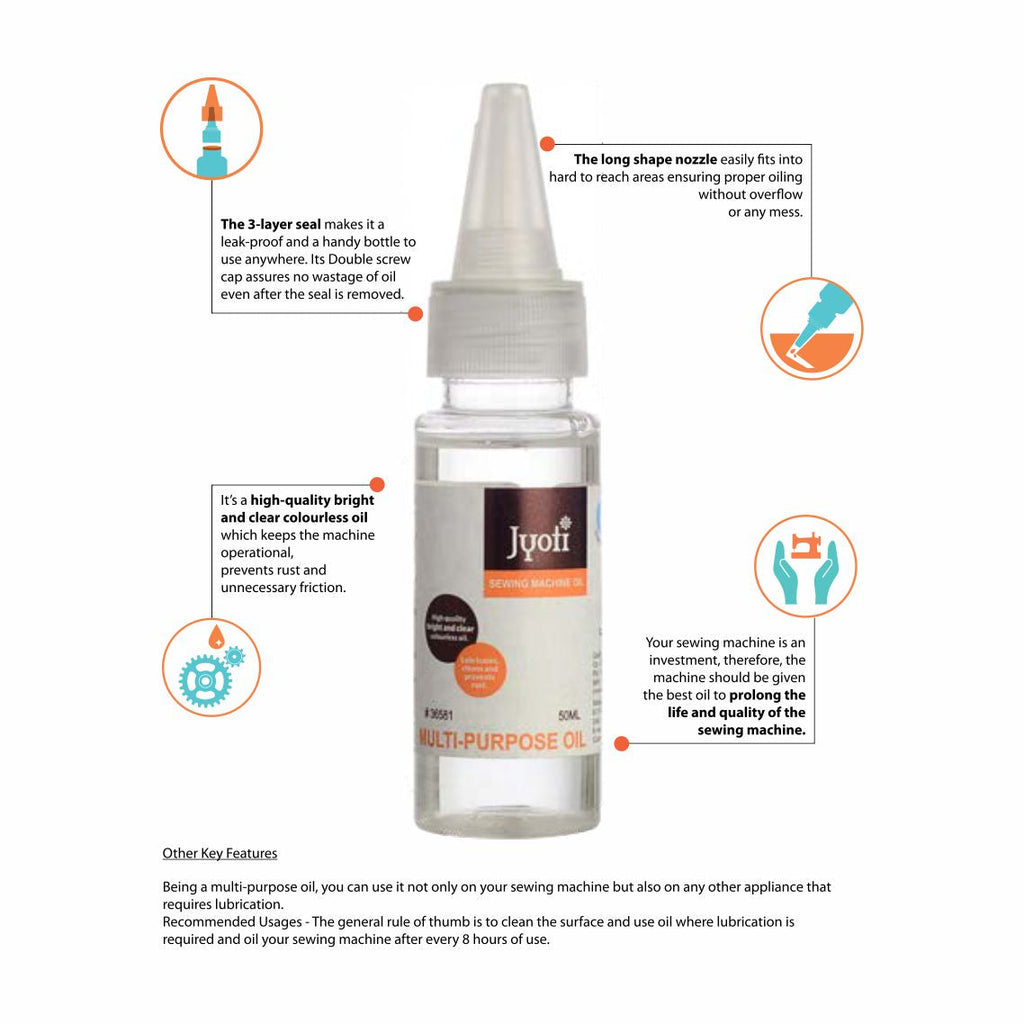 Sewing Machine Oil 100Ml 1Bottle