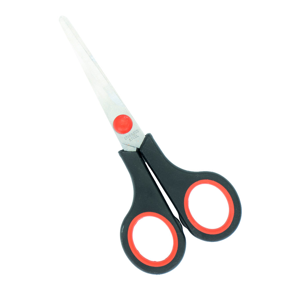 Scissors Soft Rubber Grip Small Qh00411 Pcs Blister