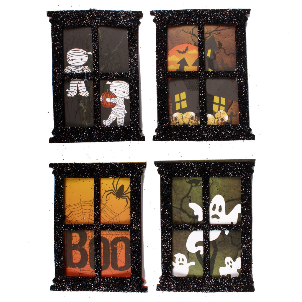 Halloween Glitter - Decor 4pcs
