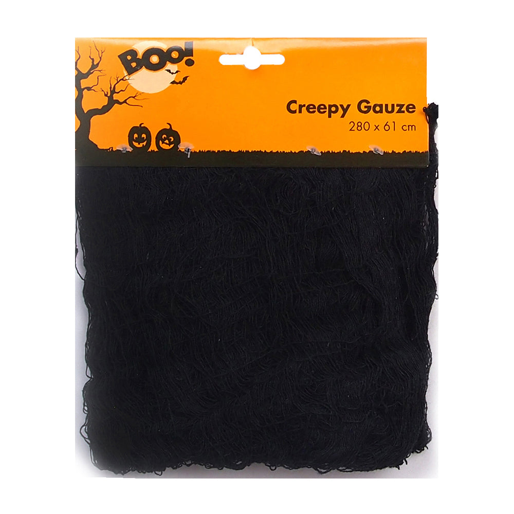 Spooky Fabric - Black, 2.7m