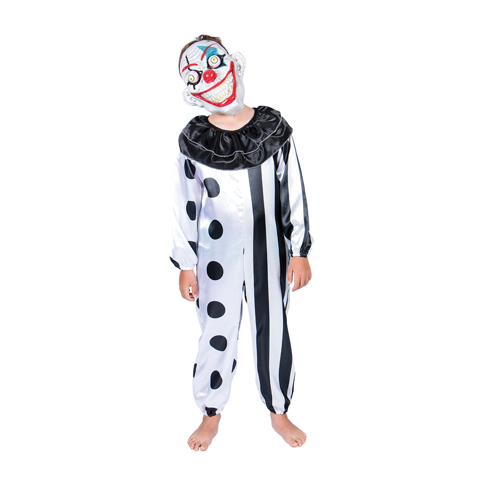 Creepy Carnival Kids Costume - Killer Clown for Boys, 1pc