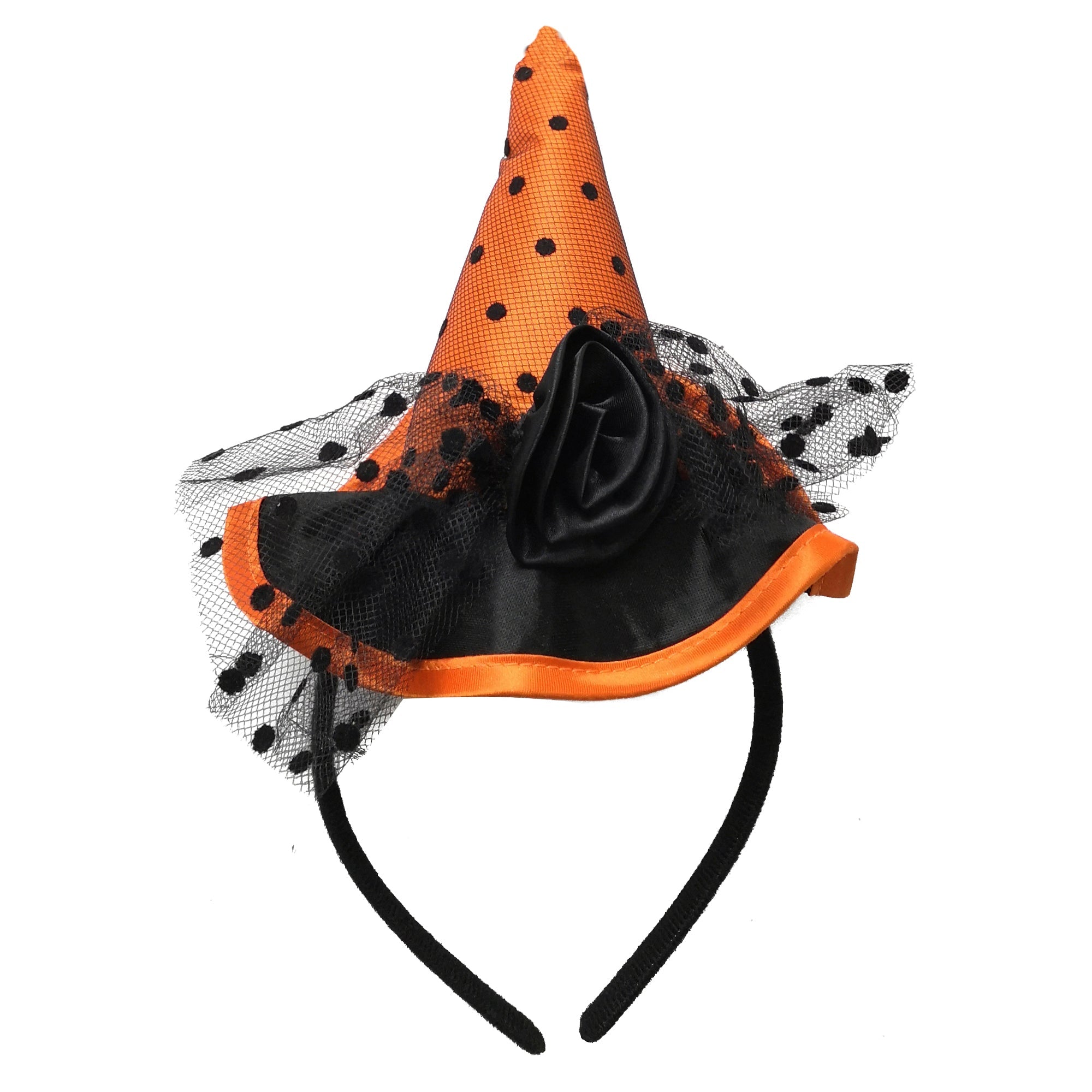 Witch Headband - Orange 1pc