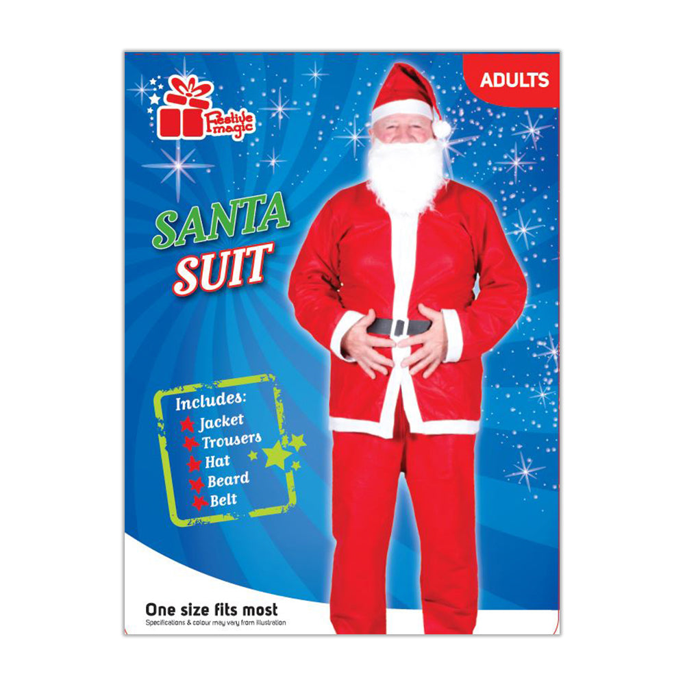 Adult Santa Suit - 1Pc