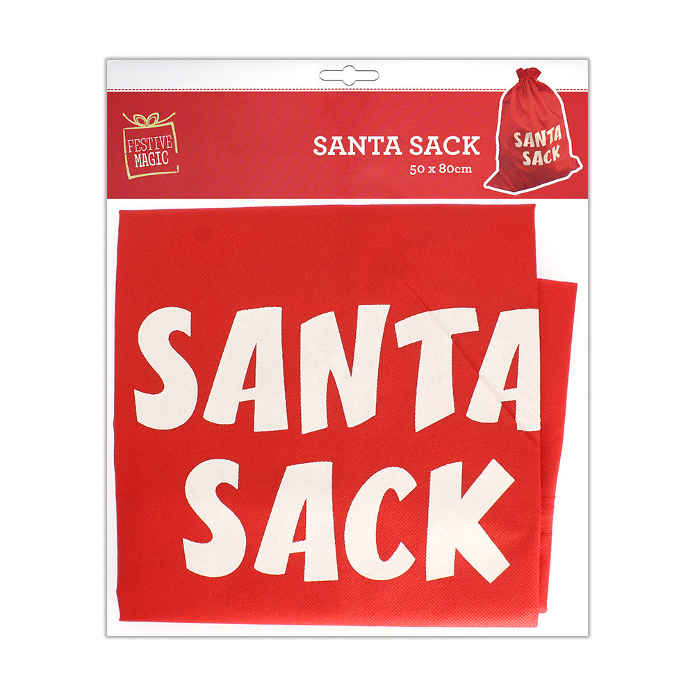 Santa Sack - 50 X 80Cm, 1Pc