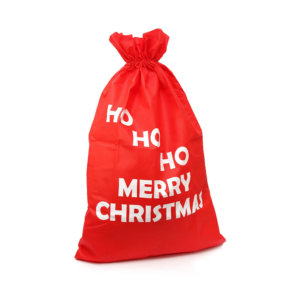 Santa Sack - Ho Merry Christmas, 50 X 80cm, 1pc