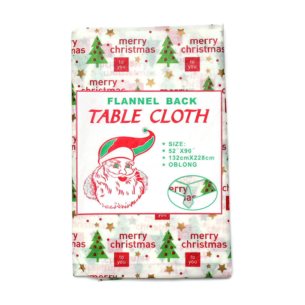 Table Cloth - Christmas Trees, 132 X 228Cm, 1Pc
