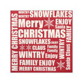 Decoupage Christmas Napkin - Snowflakes, 12x12 inch, 3 Ply, 1pc