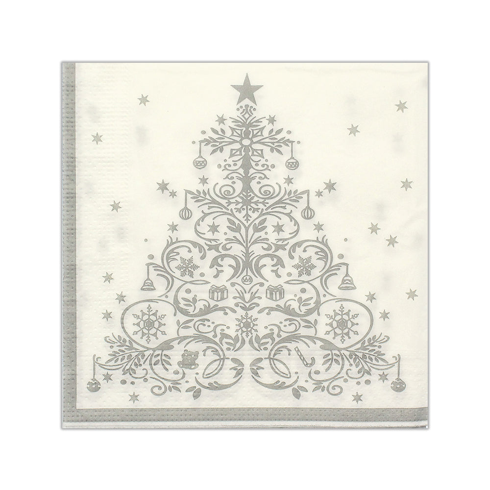 Decoupage Christmas Napkin - Magical Tree, 12x12 inch, 3 Ply, 1pc