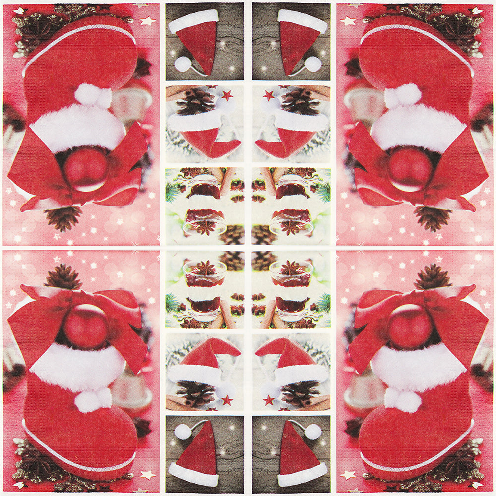 Decoupage Christmas Napkin - Christmas Treats, 12x12 inch, 3 Ply, 10pcs