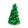 Tinsel Cone Tree - Green, 26Cm, 1Pc