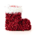 Tinsel Table/ Hanging Deco - Santa Stocking, 1pc